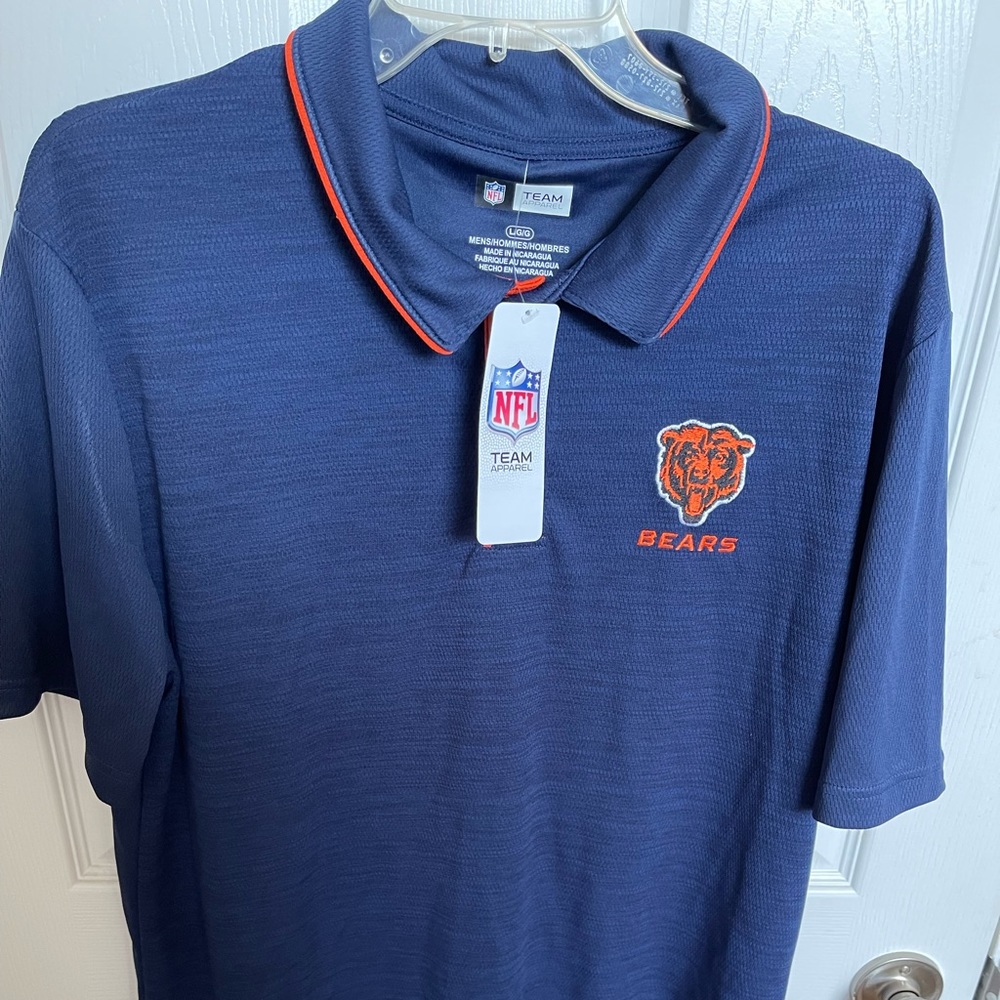 Brand new large, Official NFL, Team colors NWT, Blue/Orange.